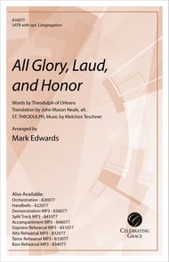 All Glory, Laud, and Honor SATB choral sheet music cover Thumbnail
